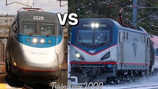 High Speed Amtrak Acela amp ACS64 Horn Compilation 2023 [upl. by Romain]