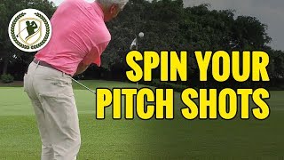 HOW TO CREATE MORE SPIN WITH SHORT PITCH SHOTS [upl. by Amaleta]