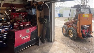 Mini Skid Steer Hydraulic Upgrades New Lift Cylinders For Lahman Little Dipper Part 1 [upl. by Nyladnewg]