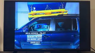 20092015 Honda Pilot Crash Test Roof Strength IIHS [upl. by Cerys]