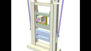 Press of two coaxial sliders 1 [upl. by Dnaleel668]