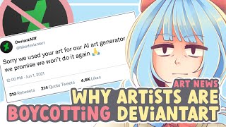 DeviantART Just Betrayed Its Whole Community DreamUp AI Controversy  SPEEDPAINT  COMMENTARY [upl. by Leesen450]