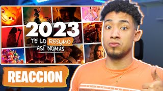 Te Lo Resumo Asi Nomas Reaccion Las MEJORES y PEORES peliculas del 2023 [upl. by Sancha411]