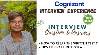 Cognizant latest interview Experience 2023  CTS interview  TR amp HR Interview questions  Genc [upl. by Lazare803]