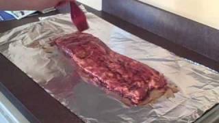 oven baked bbq ribs part 1 [upl. by Beverlee547]