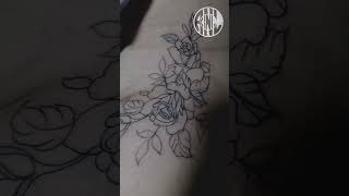 Flowers tattoo RNLTATTOO [upl. by Lorrie]