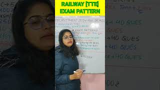 रेलवे TTE EXAM PATTERN 2024  railway tte vacancy 2024 railway railways shorts [upl. by Alamat]