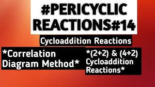 Cycloaddition Reactions Correlation Diagram Method for 22and 42 Cycloaddition Reactions [upl. by Farr655]