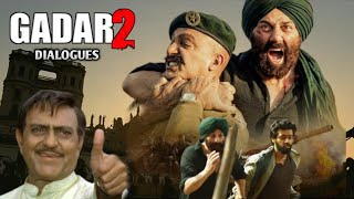 Gadar 2  Hindustan Zindabad  Tara Singh Best Dialogues in Gadar  Sunny Deol Amisha patelgadar2 [upl. by Atthia943]