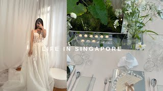 LIFE IN SINGAPORE I am getting married in Dec Choosing my wedding venue Wedding payment TampC [upl. by Martreb]