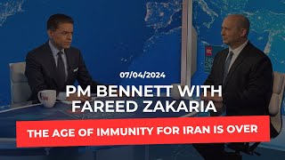 Fmr Prime Minister Bennett with Fareed Zakaria on Gaza war [upl. by Mashe]