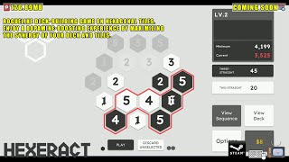 Hexeract PC  Roguelike deckbuilding game on hexagonal tiles [upl. by Alilad]