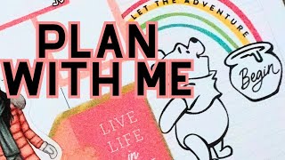 Winnie weekly plan with me  happy planner vertical  February 2024 [upl. by Aliehs]