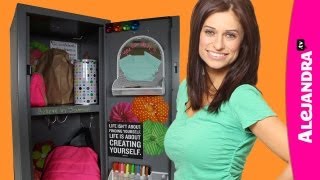 How to Organize Your Locker  Locker Organization amp Decorating Ideas [upl. by Nosniv]