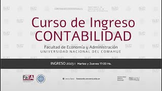 Curso de Contabilidad  Módulo 1  Ingreso 2023 [upl. by Ellevehc998]