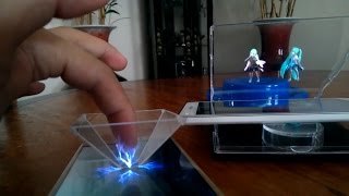 Biến điện thoại thành máy chiếu phim 3D hologram ảo diệu [upl. by Revkah]