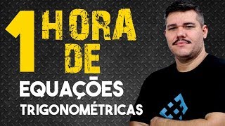 Aprenda EQUAÇÕES TRIGONOMÉTRICAS 1 hora direto de exercícios [upl. by Cyler529]