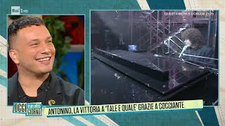 Antonino racconta la vittoria a quotTale e quale showquot  Oggi è un altro giorno 14112022 [upl. by Otsugua917]