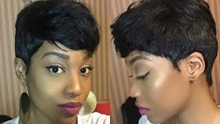 Pixie Cut WIG Tutorial [upl. by Monsour]