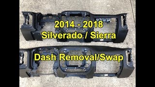 2014  2018 Silverado Sierra Dash Swap [upl. by Noicnecsa]