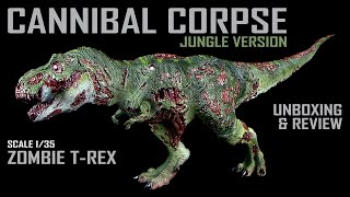 Rebor ™ Cannibal Corpse  Zombie TRex  Tyrannosaurus Rex  Jungle Version  Unboxing amp Review [upl. by Ecinehs]