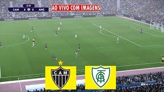 Atlético Mineiro vs América Mineiro AO VIVO COM IMAGENS  SEMI FINAL CAMPEONATO MINEIRO 2024 [upl. by Dekow]