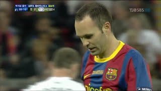 Andres Iniesta vs Manchester United UCL Final 201011 HD 720p [upl. by Valentino168]