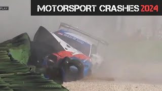 Motorsport Crash Compilation 2024 May Part 1 [upl. by Aldridge196]