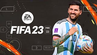 🤩INCREIBLE Nuevo FIFA 23 PPSSPP Con FACES ULTRA HD KITS y EQUIPOS 2223 [upl. by Enitram]