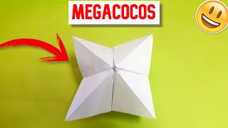 😀cómo hacer un COMECOCOS de papelfácil y rápidodiy [upl. by Prosser]