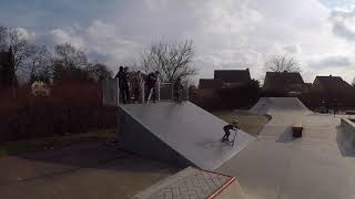 New skatepark Tessenderlo 18022018 [upl. by Akeret]