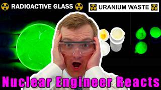 Making Uranium Glass and Waste Disposal  Nuclear Engineer Reacts to NileRedNileBlue [upl. by Ahtnammas]