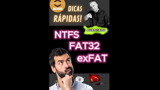 NTFS FAT32 ou exFAT Qual sistema devo usar [upl. by Dihsar163]