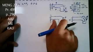 Mechanics of Materials Problem 499 p 296 Beer amp Johnston [upl. by Chace]