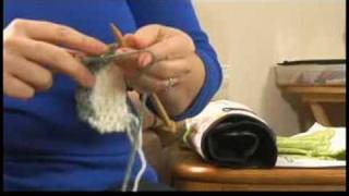 How to Knit  Knitting Scarves Tie Off [upl. by Alpheus759]