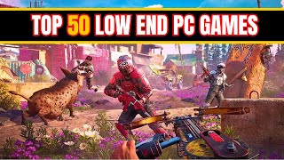 TOP 50 Games For Low End pc 256MB 512MB 1GB INTEL HD Graphics   Best mid spec PC games [upl. by Kcim]