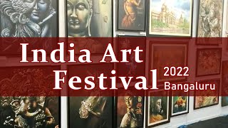 India Art Festival 2022  Bangalore  Painting Exhibition [upl. by Brade828]