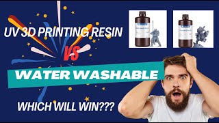 Water Washable vs Standard 3D printing Resin Truth behind Print Quality Durability and CleanUp [upl. by Jamnes852]