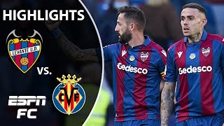 Jose Luis Morales’ brace pushes Levante past Villarreal  LaLiga Highlights  ESPN FC [upl. by Knox203]