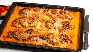 Deftige SCHNITZELPIZZA  Partyrezept Low Carb [upl. by Estis]