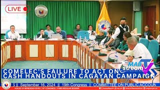 Massive Cash Distribution in Cagayan House Investigates COMELECs Inaction [upl. by Aicylla479]