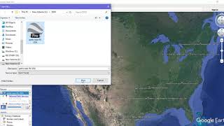 Save Searched Location from Google Earth amp Convert to Shapefile [upl. by Turley952]