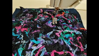 Sewing Scraps of T shirt fabric [upl. by Inaluahek983]