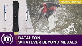 Bataleon Whatever Beyond Medals 2023 Snowboard Review [upl. by Hgielak]