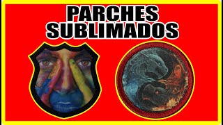 Como hacer parches Sublimados  Como usar bordes Merrow  How make Sublimation patches [upl. by Kinnard978]