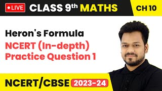 herons formula class 9 math by ritik sir [upl. by Joshi637]