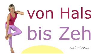 🦶20 min von Hals bis Zeh  Zusammenhang von Füße und Nacken  ohne Geräte [upl. by Suzette]