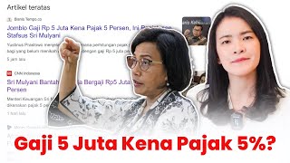 GAJI 5 JUTA WAJIB BAYAR PAJAK 5 GINI CARA HITUNGNYA [upl. by Japeth]