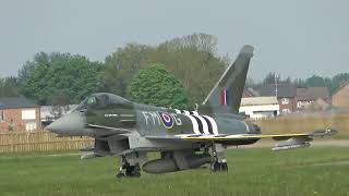 Whipping up a storm  Typhoon Action  RAF Coningsby 090524 rafconingsby eurofightertyphoon [upl. by Casi]