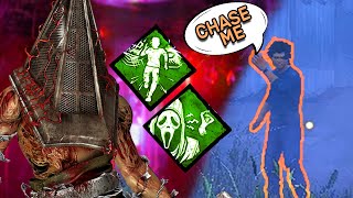 This PYRAMID HEAD BUILD gives WALLHACKS  Dead By Daylight [upl. by Aicilav]